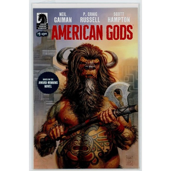 AMERICAN GODS #1A ©2017 DARK HORSE COMICS NEIL GAIMAN P. CRAIG RUSSELL HIGH GRAD - Picture 1 of 1